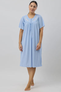 TRILOBAL NIGHTIE - CORNFLOWER