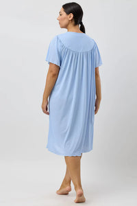 TRILOBAL NIGHTIE - CORNFLOWER