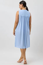Load image into Gallery viewer, TRILOBAL SLEEVELESS NIGHTIE - CORNFLOWER
