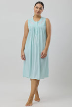Load image into Gallery viewer, TRILOBAL SLEEVELESS NIGHTIE - MINT
