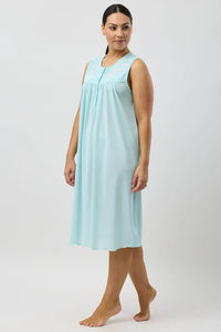 TRILOBAL SLEEVELESS NIGHTIE - MINT