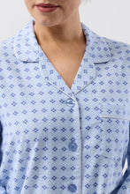 Load image into Gallery viewer, FLEUR DE LYS PJ SET BLUE - SK500F6

