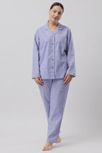 Load image into Gallery viewer, FLEUR DE LYS PJ SET INDIGO - SK500F6
