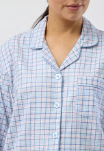Load image into Gallery viewer, HOUNDSTOOTH REVERE PJ SET BLUE
