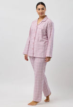 Load image into Gallery viewer, HOUNDSTOOTH REVERE PJ SET PINK

