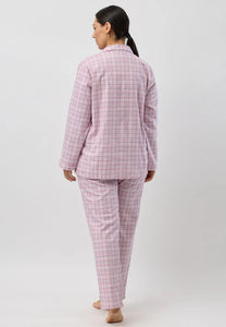 HOUNDSTOOTH REVERE PJ SET PINK