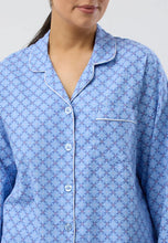 Load image into Gallery viewer, LATTICE REVERE PJ SET BLUE - SK500L5
