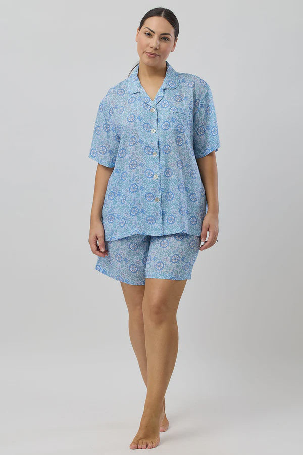 BOHO SHORT PJ SET SKY