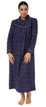 Load image into Gallery viewer, BOWS COLLAR NIGHTIE / NAVY
