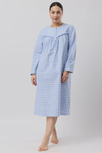 Load image into Gallery viewer, FLEUR DE LYS NIGHTIE BLUE - SK625F6
