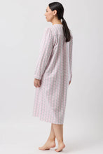 Load image into Gallery viewer, TULIP STRIPE COLLAR NIGHTIE PINK - SK629T6
