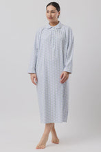 Load image into Gallery viewer, TULIP STRIPE COLLAR NIGHTIE BLUE - SK629T6
