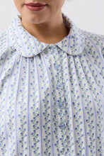 Load image into Gallery viewer, TULIP STRIPE COLLAR NIGHTIE BLUE - SK629T6
