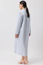 Load image into Gallery viewer, TULIP STRIPE COLLAR NIGHTIE BLUE - SK629T6
