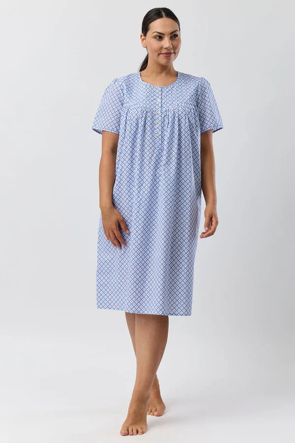 GEO NIGHTIE DENIM - SK713G5