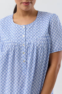 GEO NIGHTIE DENIM - SK713G5