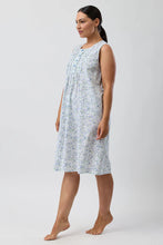 Load image into Gallery viewer, PANSIES SLEEVELESS NIGHTIE BLUE - SK807P5
