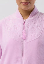 Load image into Gallery viewer, ZIP EMBROIDERED GOWN LILAC
