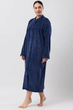 Load image into Gallery viewer, BUTTON GOWN - MID 120cm NAVY - SK941

