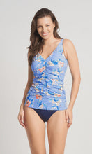 Load image into Gallery viewer, Chilo F/G Ruched Singlet Blue
