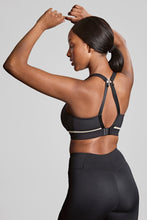 Load image into Gallery viewer, Freedom Non Padded Wirefree Sports Bra / Black &amp; Chalk

