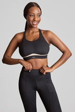 Load image into Gallery viewer, Freedom Non Padded Wirefree Sports Bra / Black &amp; Chalk
