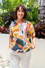 Load image into Gallery viewer, Cuff Sleeve Top - Abstract
