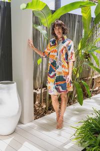 Shirtmaker Dress - Abstract