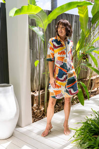 Shirtmaker Dress - Abstract