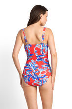 Load image into Gallery viewer, Hula Ruched One Piece Red
