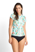Load image into Gallery viewer, Chilio Short Sleeve Mast Rashie Mint
