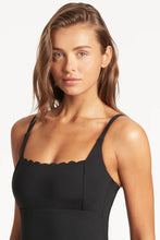 Load image into Gallery viewer, Scallop Square Neck Bralette One Piece
