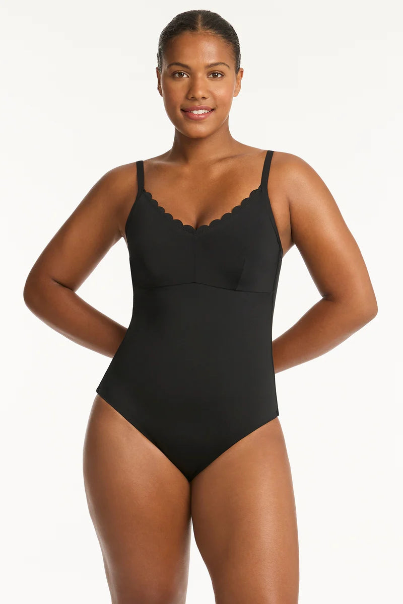 Scallop DD/E Bralette One Piece