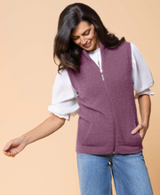 Load image into Gallery viewer, Womans Gillet Vest -Mauve
