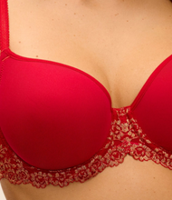 Load image into Gallery viewer, Embrace Lace Contour Bra Grandalia Red/rose Gold

