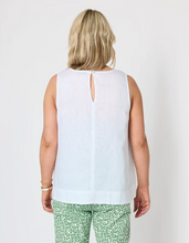 Load image into Gallery viewer, Tilly Linen Cami - White
