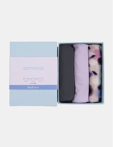 Bondi Bare Hi Cut 3 Pack Gift Box - Purple Tones
