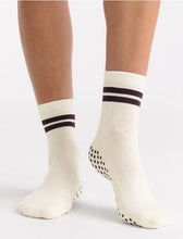 Load image into Gallery viewer, Organic Cotton Grip Crew Sock - Buttercream
