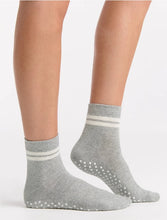 Load image into Gallery viewer, Organic Cotton Grip Crew Sock - Grey Marle
