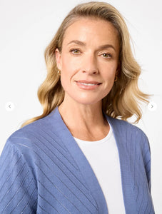 Amylou 3/4 Sleeve Cardigan - Coast