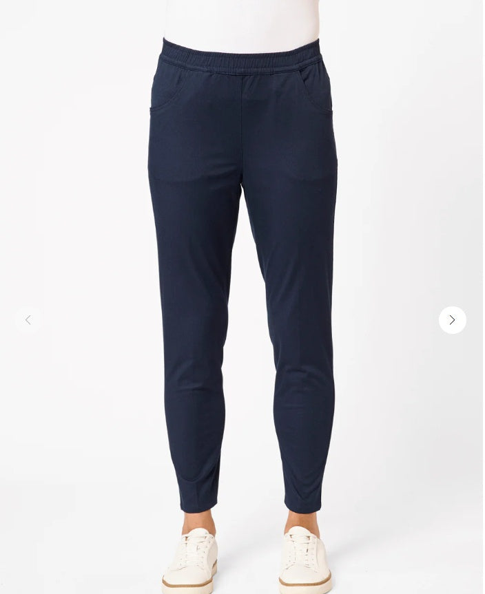 Taren Slim Short Length Pant - Ink