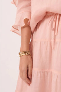 Four Piece Bracelet Set (Camel)
