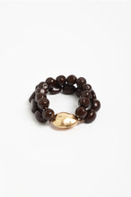 Load image into Gallery viewer, Double Strand Resin Bracelet (Chocolate)
