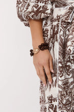 Load image into Gallery viewer, Double Strand Resin Bracelet (Chocolate)
