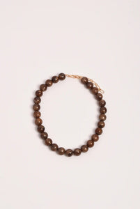 Resin Ball Mid Necklace (Chocolate)