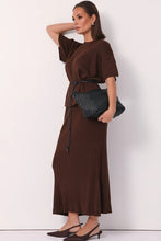 Load image into Gallery viewer, Taylor Rib Knit Midi Skirt (Chocolate)
