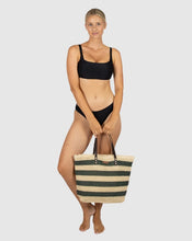Load image into Gallery viewer, Baku Striped Bag - Green
