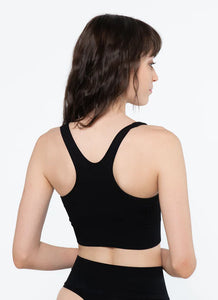 Racer Crop Black