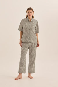 Telisha Cotton Long PJ Set