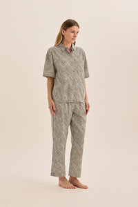 Telisha Cotton Long PJ Set